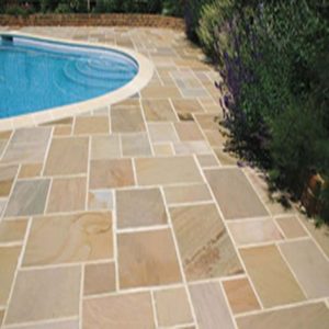 Mint Fossil Riven Paver