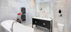 Bianco Carrara Marble Bathroom