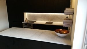 Bianco Carrara Marble Kitchen