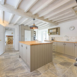 Silver Travertine Filled Honed