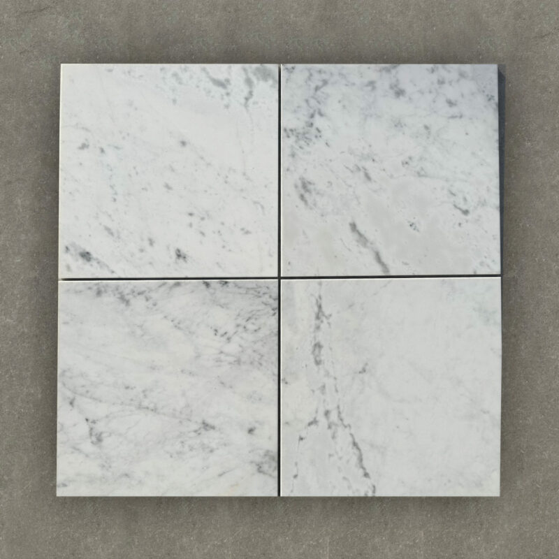 Bianco Carrara Honed Marble 305x305x10 MM